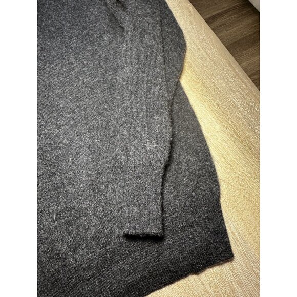 Naadam The Original Cashmere Crewneck Sweater Gray Men's Large - Picture 2 of 7